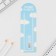 Bookmark for books "Beloved Educator" with Obip, cardboard, 6 cm x 19 cm.