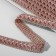 Decorative braid "Samos", 18 mm, 9.1 ± 0.5 m, champagne color