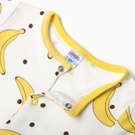 Combiason children, white color/bananas, height 68-1