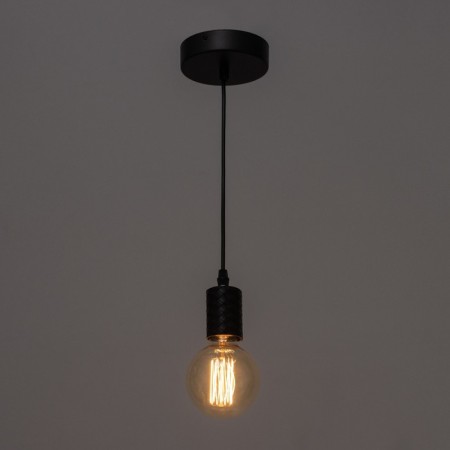Lamp "Skin" E27 40W black 10x10x16-60cm-2
