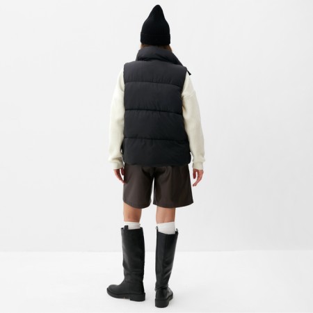 Women's vest with collar Mist, p. 48, black-5