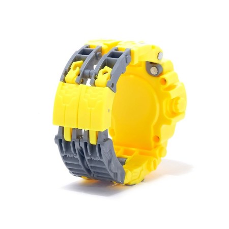 The “Clock” robot is transformed, with time indication, yellow color-8