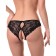 Erotic lace panties with EROLANTA access, black color, size 46-48