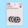Thermal appliance "football", d = 3 cm, white/black color