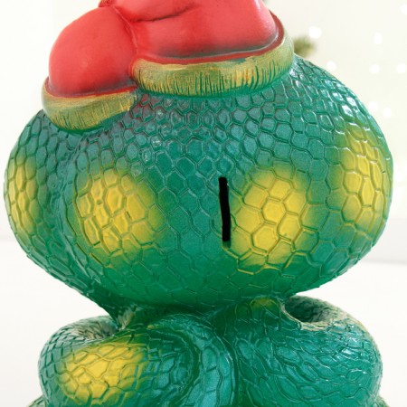 Pigger "Snakes with Heart" Green, 24cm-3