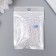 Beads for creativity plastic "Round. White" d = 3-8 mm, set 10 grams