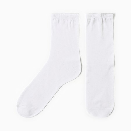 Male socks, white color, size 27