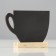 Cretaceous price tag on a figure stand "Cup", 10 x 7 cm