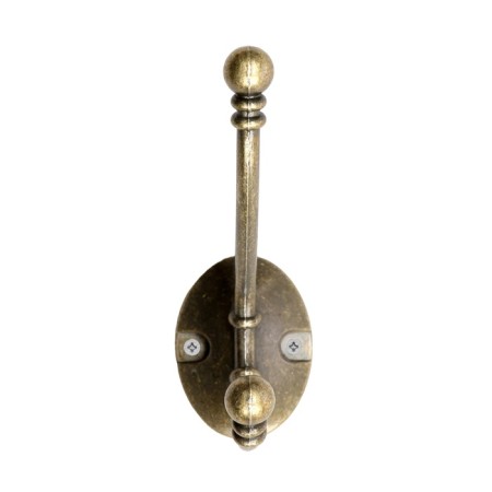Furniture tundra hook TKD020, two -rod, bronze, 50 pcs-2