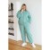 Female suit, size 56, light green color