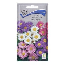 Seeds of flowers are alpine, a mixture of colors, 0.3 g.