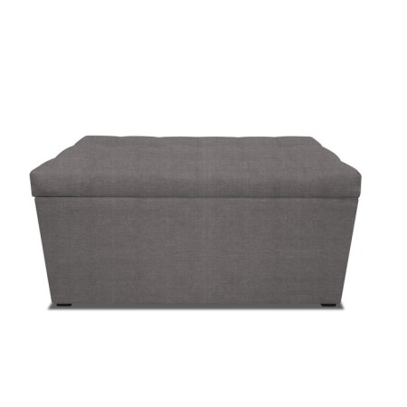Puff with a lid and weighting, 800 × 400 × 420 mm, Vital velor, Dove color