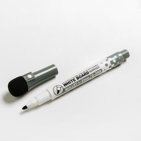 Water -based marker with magnet, 2 × 2 × 13.5 cm, black color-1
