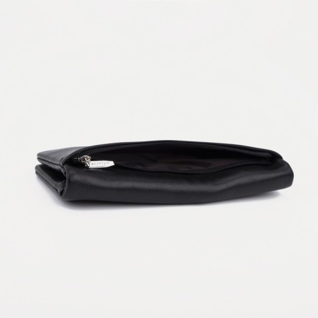 Women's wallet on magnets, black color-2
