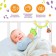 Stretching - Soft rattle on the crib/stroller "Avocado", I crush me