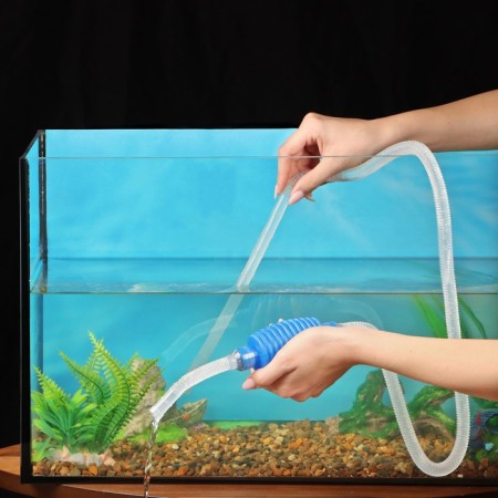 Siphon for the Aquarium "Piggon", with a nozzle for soil cleaning, 1.4 m