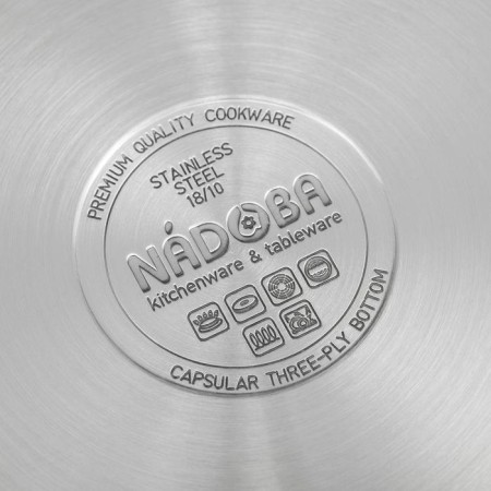 A pan with a glass cover Nadoba Olina, D = 20 cm, 3.2 l-3