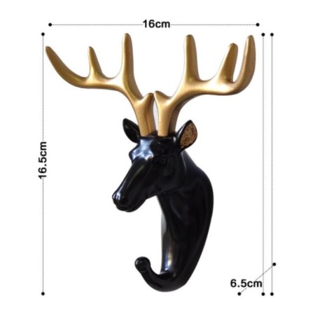 Nast-light decor "Deer" 16.5 x 16 cm, black-5