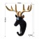 Nast-light decor "Deer" 16.5 x 16 cm, black
