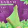 Kapron for dolls and flowers, set 4 pcs., Size 1 pc. - 45 × 6 cm, green color