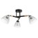 Svetogor chandelier "Star" 3x60W E27 Black 53x53x26cm