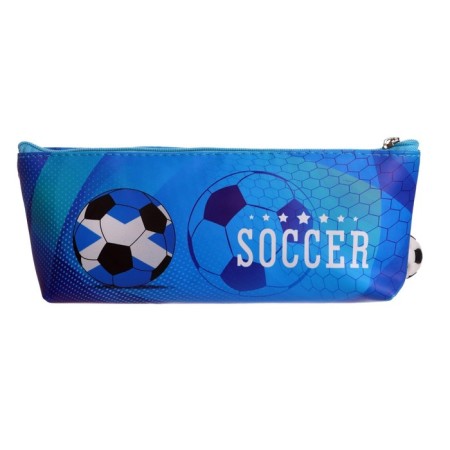 School Penal on a zipper, with a suspension, "Football", mix-3