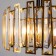 Amber 43 cm chandelier, D 50 cm, 6x40W E14