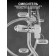 The shower system Zein Z3866, mixer, spout, tropical and hand watering can, brass, chrome