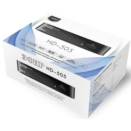 TV prefix DVB-T2 Ether HD-505 EDO-3