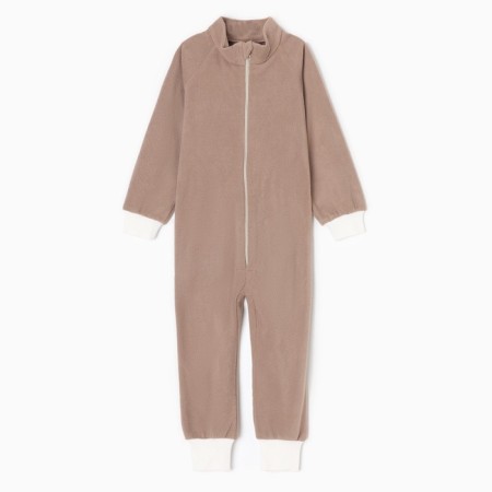 Combineson children, brown color, height 104 cm