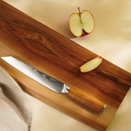 Koty Kitchen Sl Home "Olivia", cutting, blade 20.32 cm, Dama steel, brown color-3