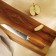 Koty Kitchen Sl Home "Olivia", cutting, blade 20.32 cm, Dama steel, brown color