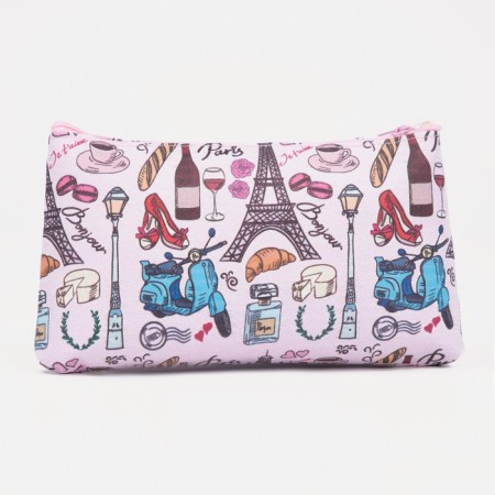 Cosmetic bag with lightning, pink/multi -colored color-1