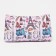 Cosmetic bag with lightning, pink/multi -colored color
