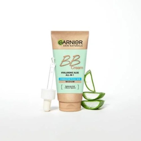 Facial cream of explosives, for mixed and oily skin, natural-beige, 50 ml-4