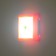 Sparks "Quadro 2" LED from 4haa batteries red 2x8.5x8.5 cm Risalux