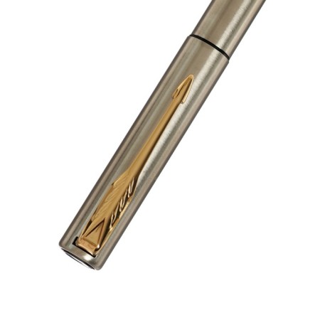 Gift feathers in the leatherette case, hull silver with gold-4