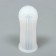 Brush for brushing animal teeth, 5.5 x 2.5 cm, white, container 7 x 4 cm