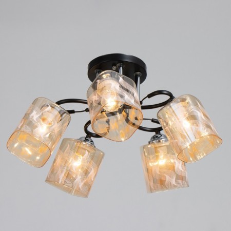 Arnella chandelier 5he27 40W Black 58x58x27 cm Bayerlux-1