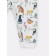 Details for children with open legs of the Jungle top coat, height 68 cm