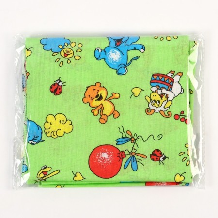 Children's diaper, calico 75x110 cm, cotton 100% pattern mix-4