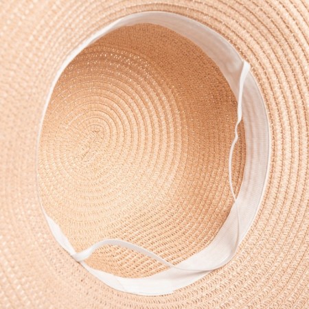 Hat with bowing minaku pink color, rr 56-58-5