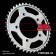 The rear driven star JTR1493 for a steel motorcycle, chain 530, 41 teeth