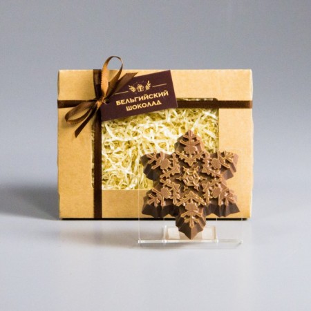 Chocolate figure "Snowflake Pattern", 80 g-1