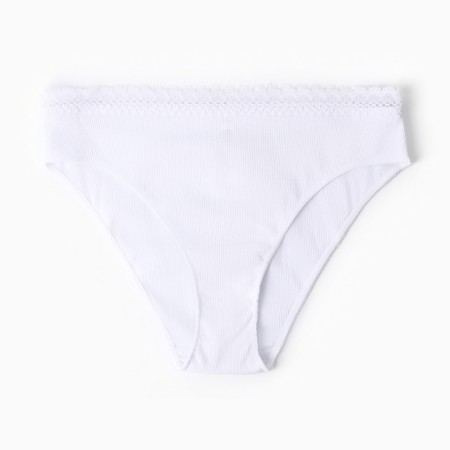 Panties female slips, white color, size 46 (m)-4
