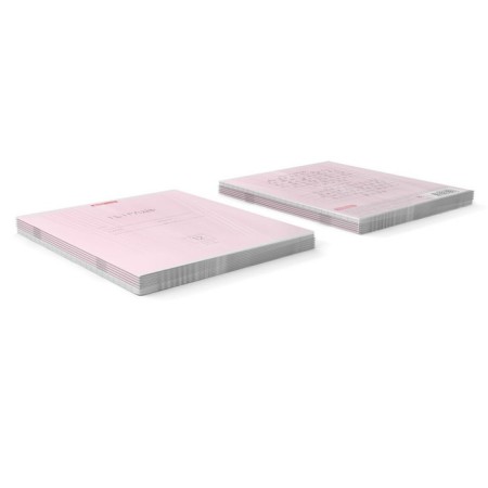 Notebook of 12 sheets in the slanting line of Erichkrause "Classic", covered cardboard, unit offset, whiteness 100%, pink-6