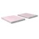 Notebook of 12 sheets in the slanting line of Erichkrause "Classic", covered cardboard, unit offset, whiteness 100%, pink