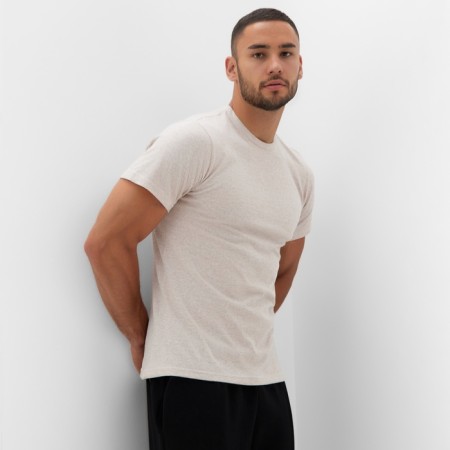 T-shirt male collorista color dark beige river 58-60-4
