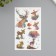 Tattoo on the body phosphorus with sparkles "Deer" 7.5x12 cm