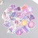 Stickers for creativity "Space Sweets" set of 50 pcs 4x8 cm
